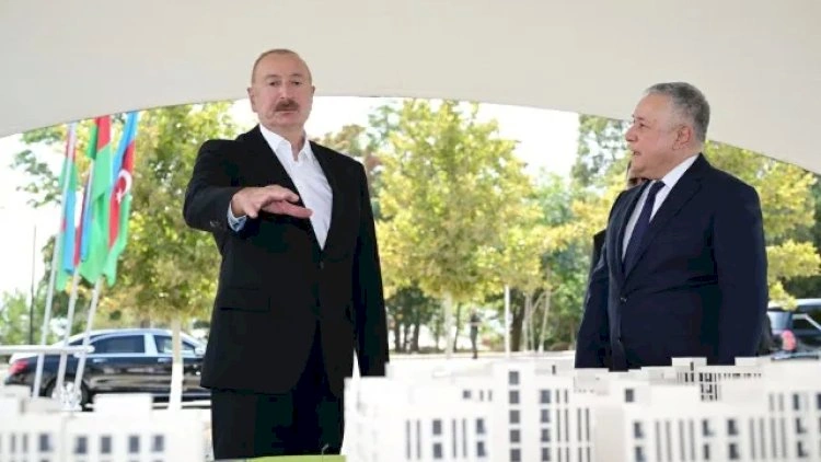 518 ailə üçün yeni mənzillər tikilir –   Prezident təməlini qoydu