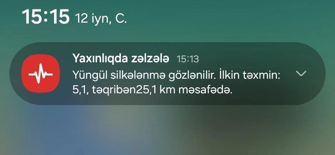 Azərbaycanda güclü zəlzələ oldu - YENİLƏNİB