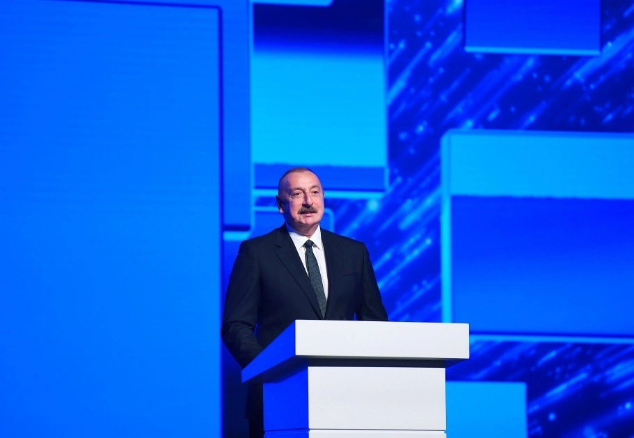 Prezident Bakı Konqres Mərkəzində mühüm tədbirdə iştirak edir