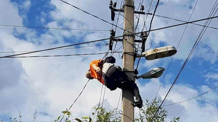 Cəlilabadda bədbəxt hadisə: Ustanı elektrik vurdu
