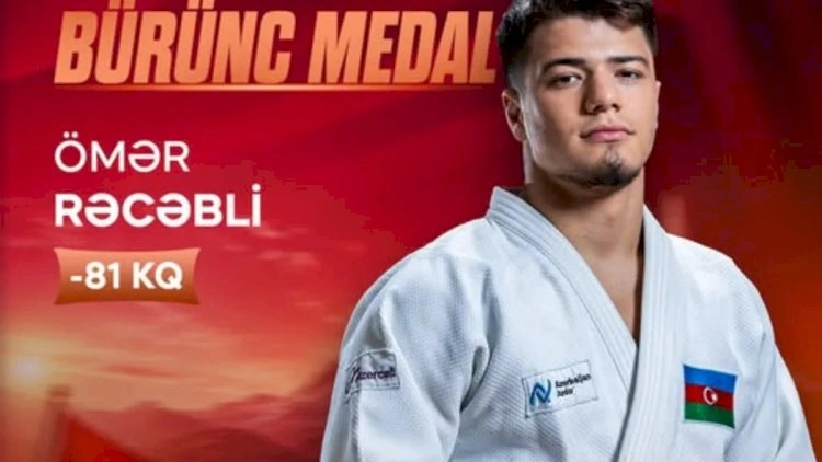Ömər Rəcəbli Lozannada bürünc medal qazandı