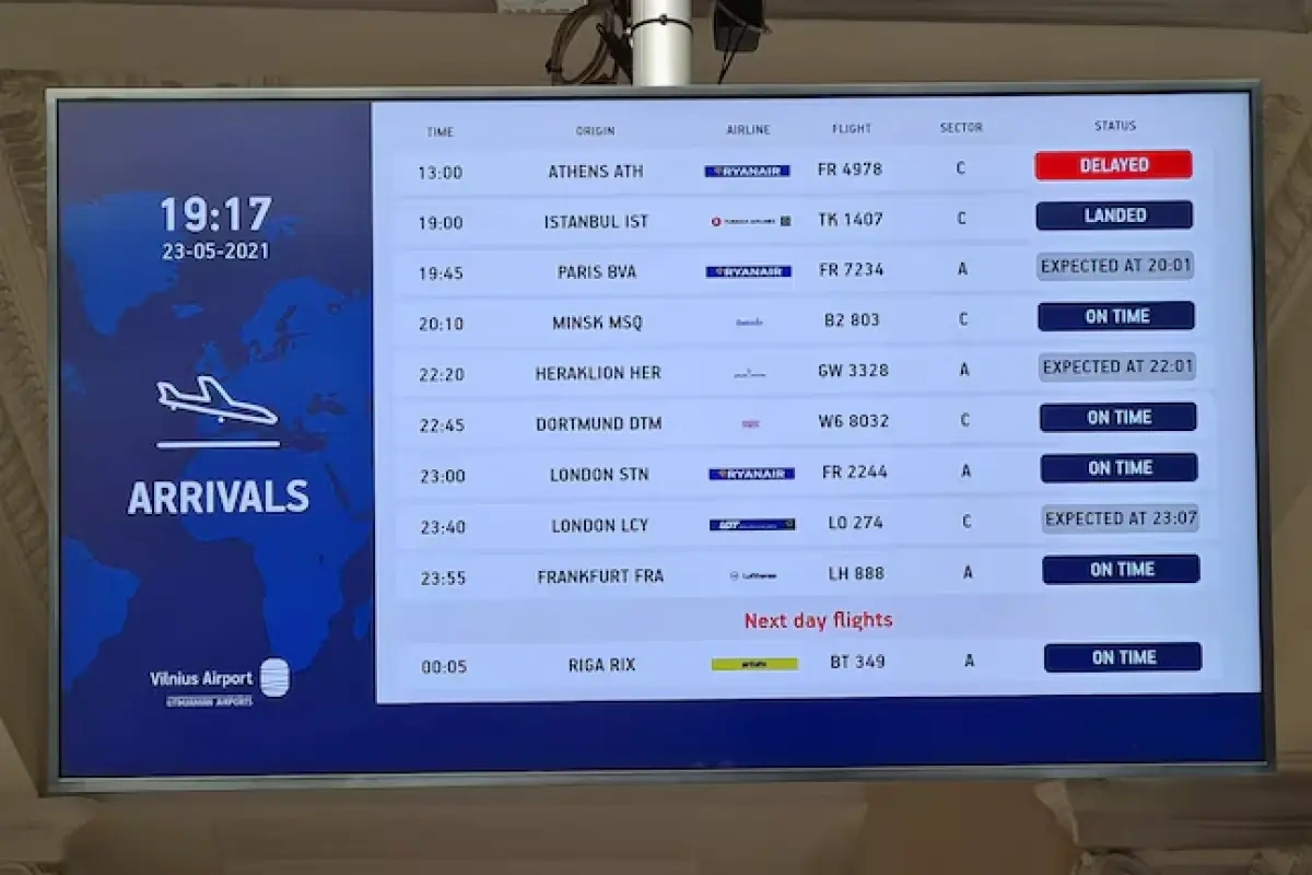 Vilnüs hava limanı yenidən bağlandı – Səbəb