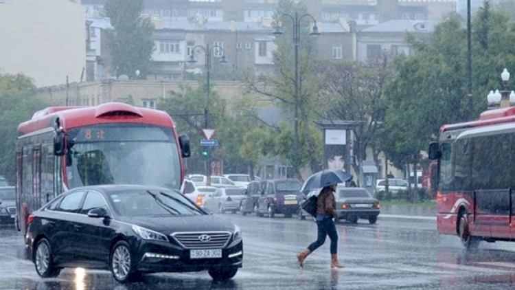 Bu ərazilərdə leysan yağır -  FAKTİKİ HAVA