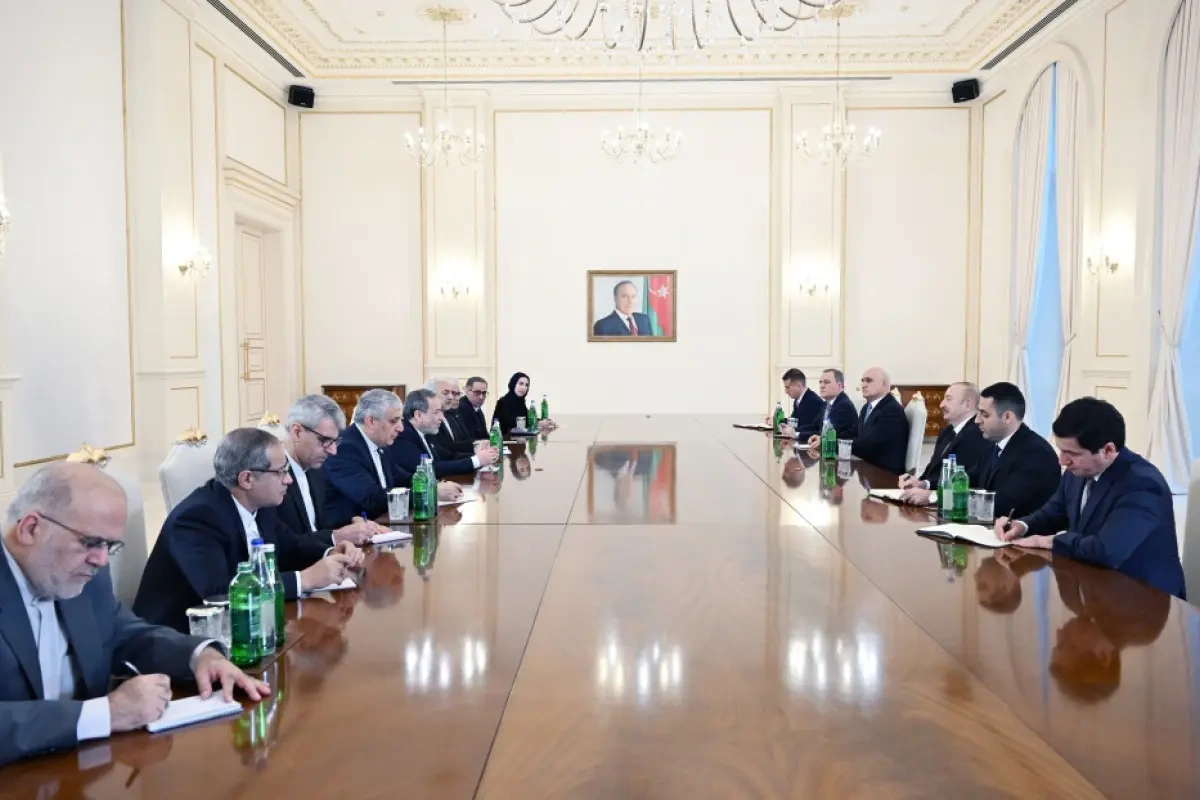İlham Əliyev Əraqçini qəbul etdi - Foto