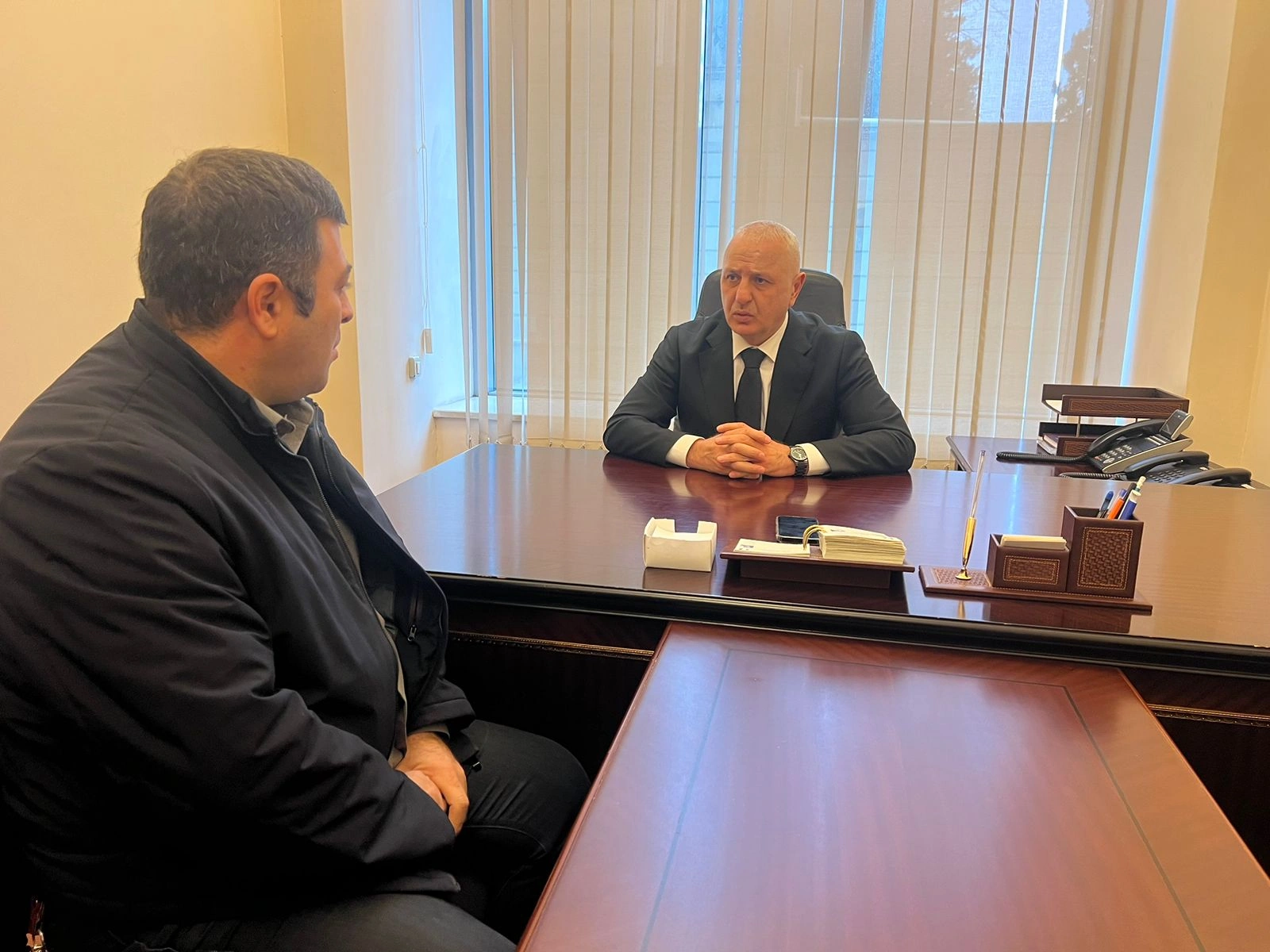 Ülvi Quliyev idmançılarla görüşüb - FOTO