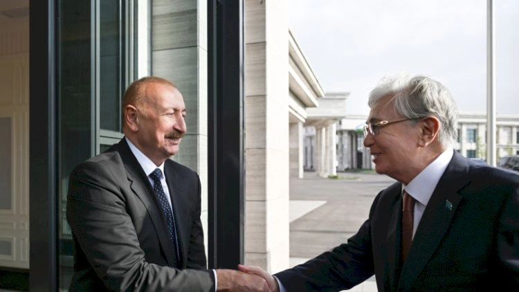 Əliyev-Tokayev görüşü keçirilir