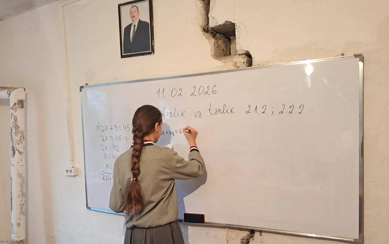 Şabrandakı qəzalı məktəblə bağlı- Açıqlama