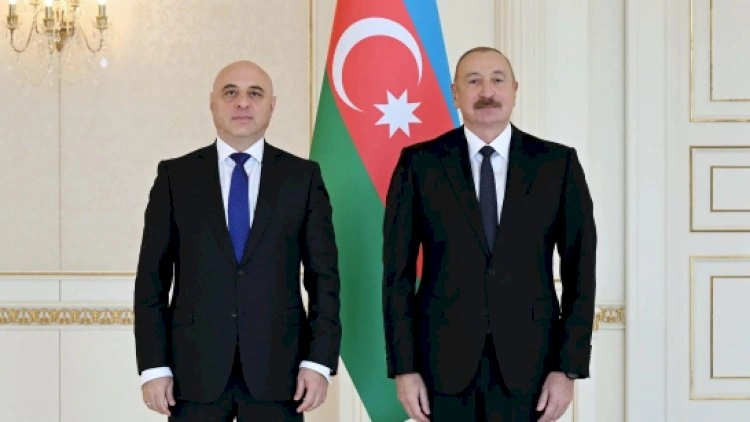 İlham Əliyev Gürcüstanın yeni səfirini qəbul etdi