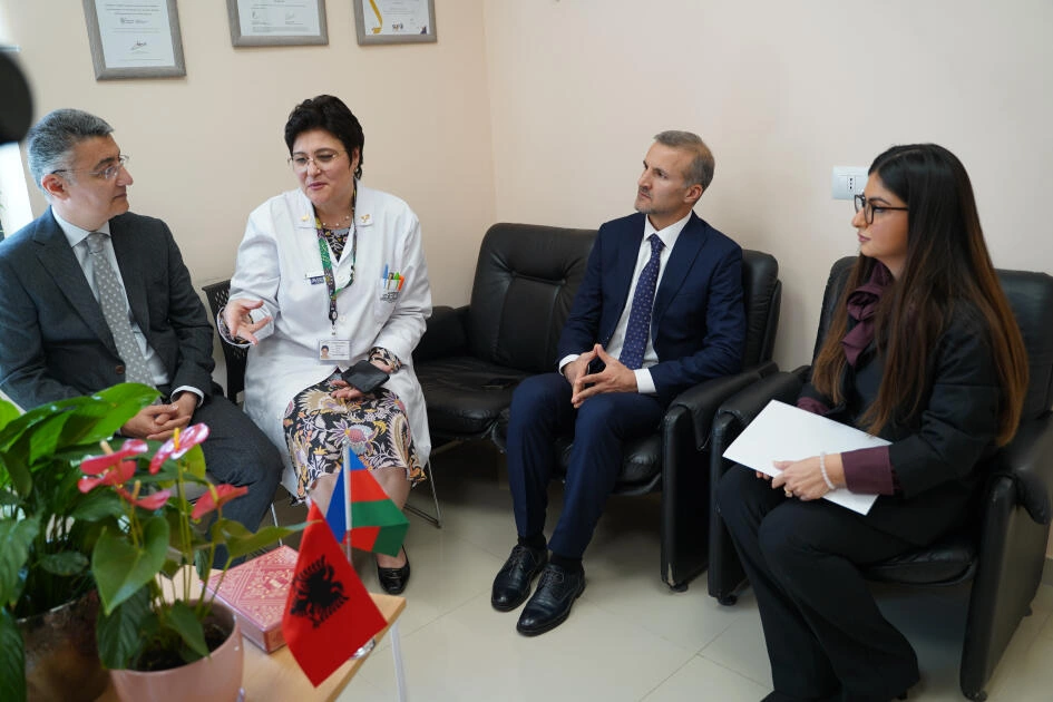 Leyla Əliyevanın təşəbbüsü ilə Albaniyada Xəstəxana Mərkəzinin pediatrik sedasiya otağı istifadəyə verilib - FOTO