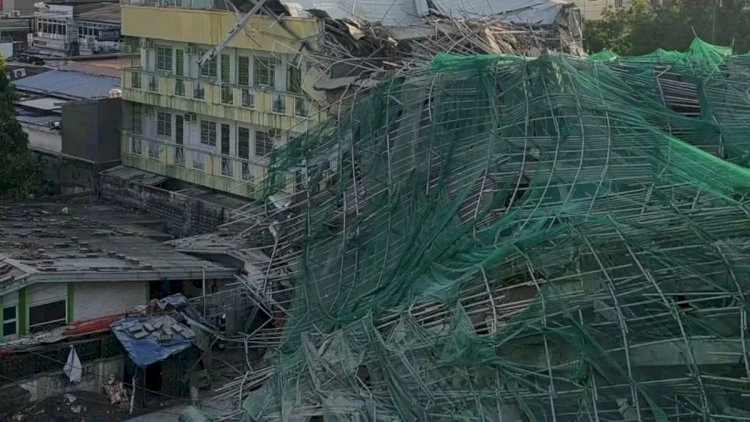 Filippində bina çökdü, dağıntılar altında qalanlar var