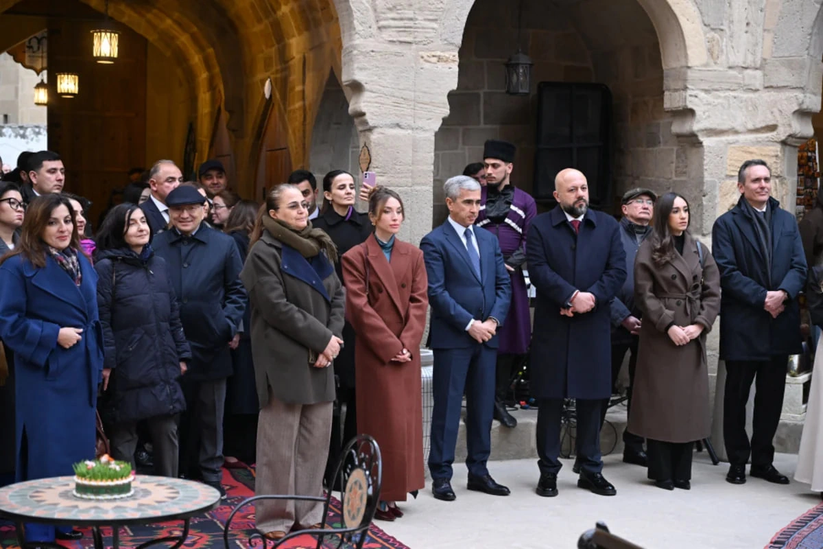 Alena Əliyeva Buxara karvansarasının açılışında - FOTO