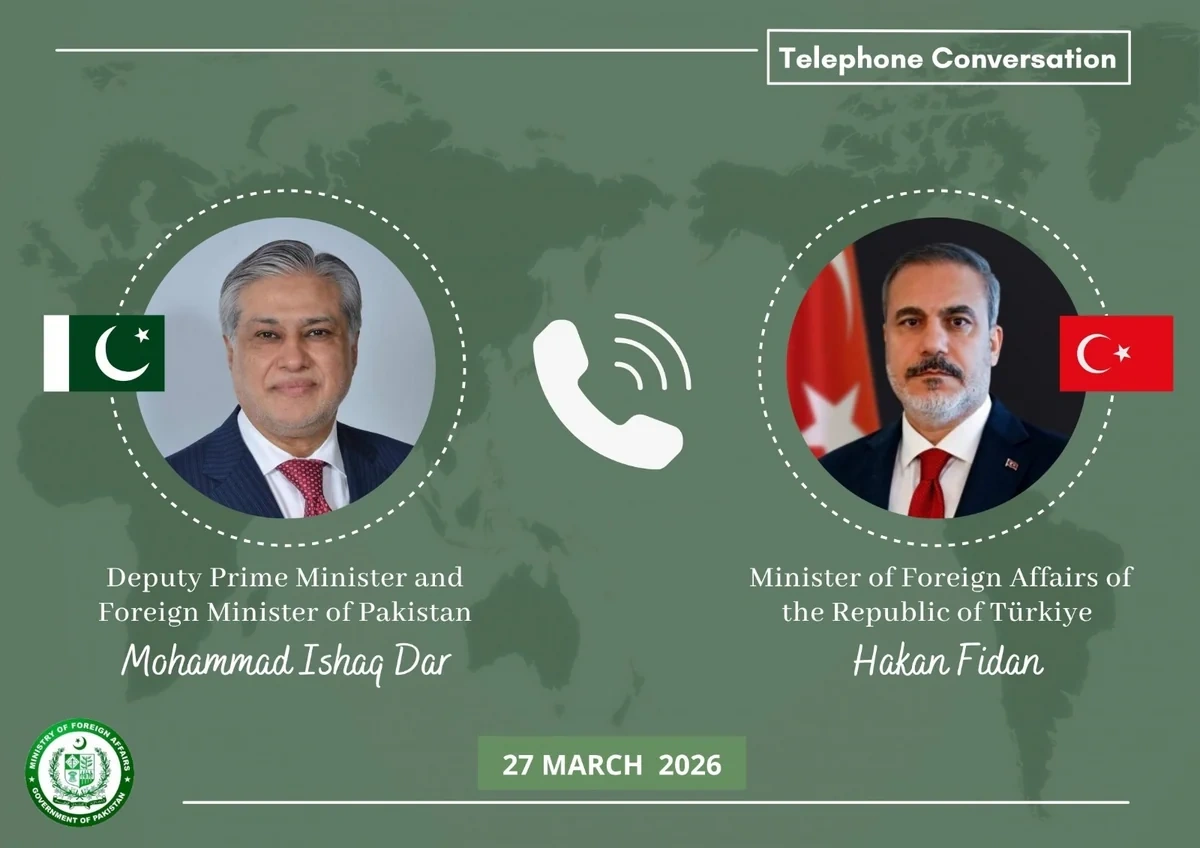 Pakistan və Türkiyənin XİN başçıları Yaxın Şərqdəki gərginliyi müzakirə ediblər