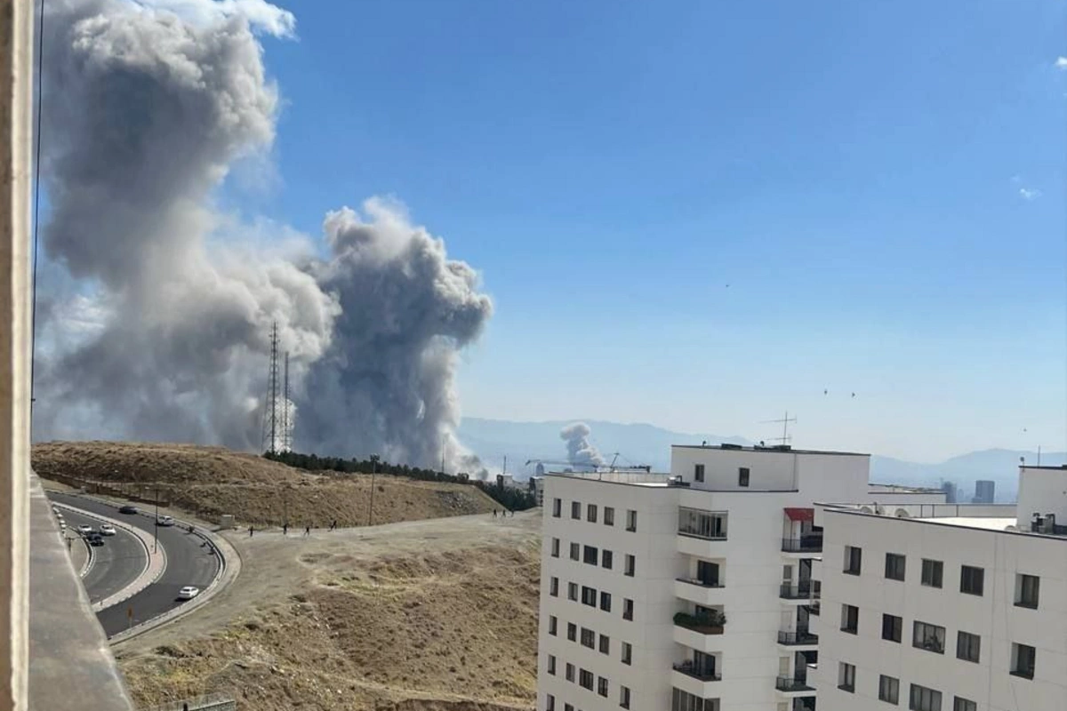 Tehranda güclü partlayışlar baş verdi
