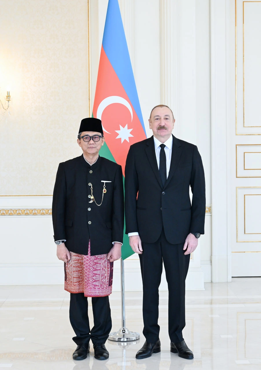Prezident İndoneziyanın yeni səfirinin etimadnaməsini qəbul etdi – FOTO