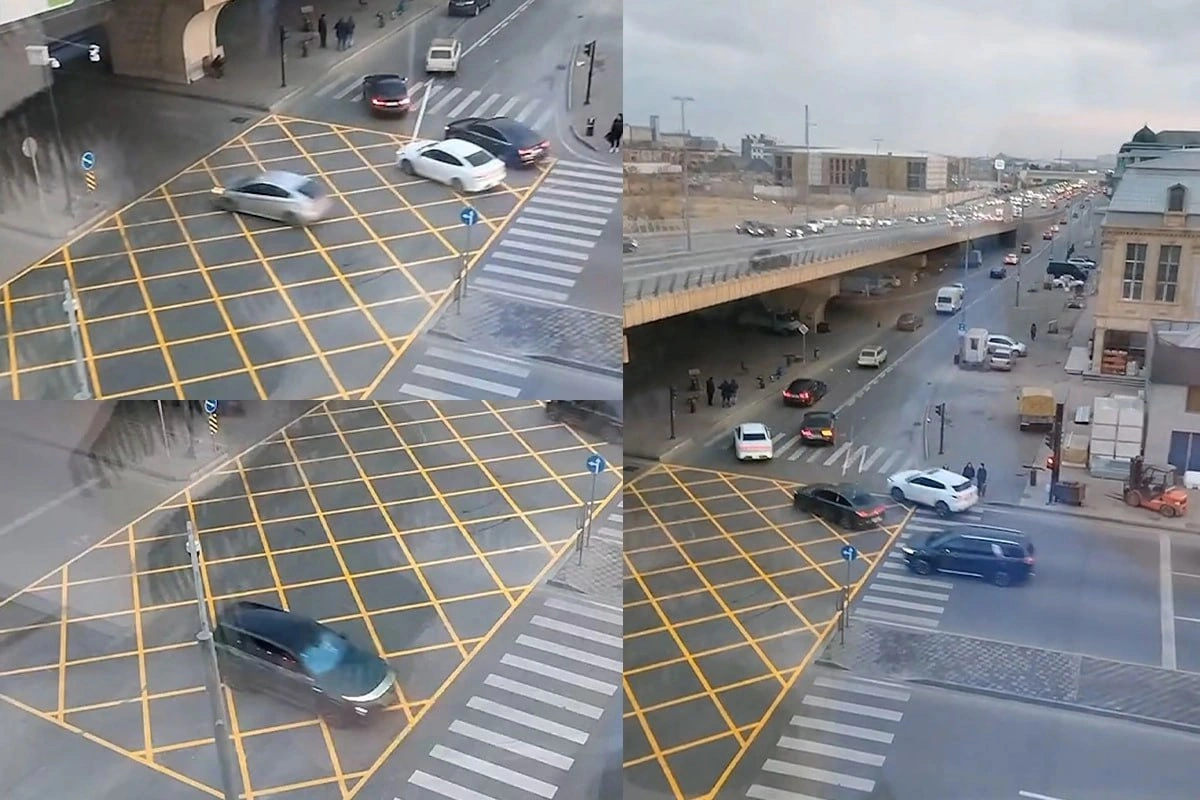 Bakıda bu yola da sarı tor çəkildi