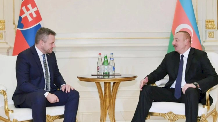 Prezident azad edilmiş ərazilərimizin bərpasında Slovakiyanın iştirakını yüksək qiymətləndirib