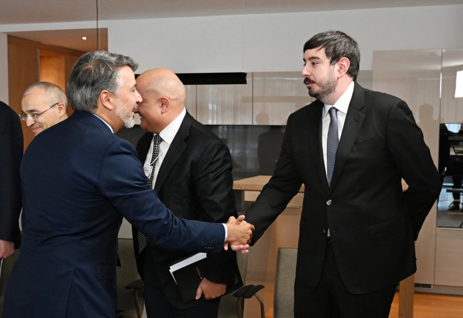 Heydər Əliyev Davosda - FOTO