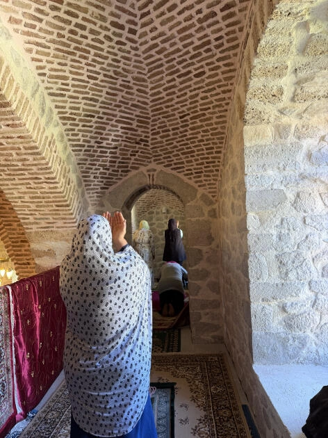 Şuşada bayram namazı qılınıb - FOTO