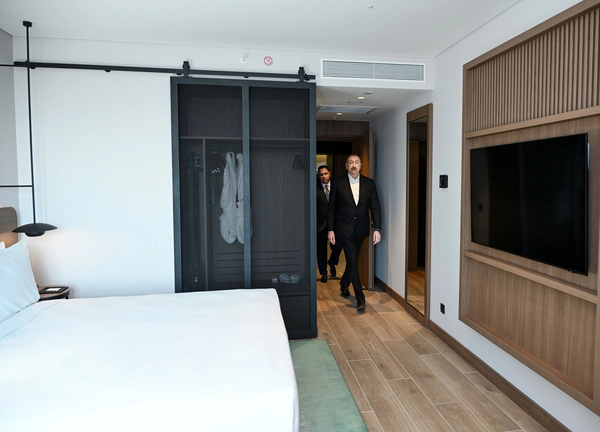 Prezident Hilton Garden Inn Agdam hotelinin açılışını edib - FOTO