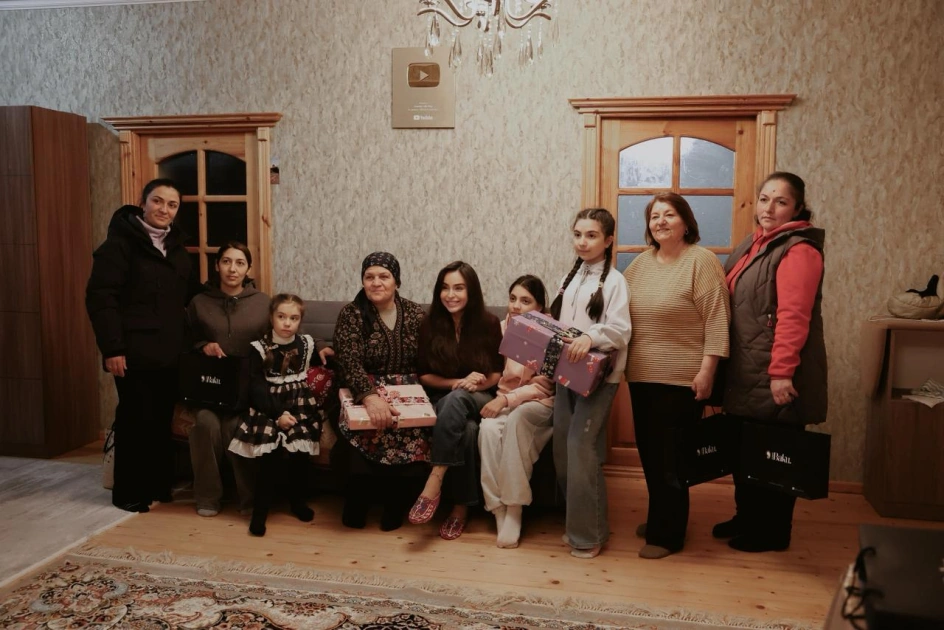 Leyla Əliyeva “Kənd Həyatı” layihəsinin qonağı oldu - FOTOLAR