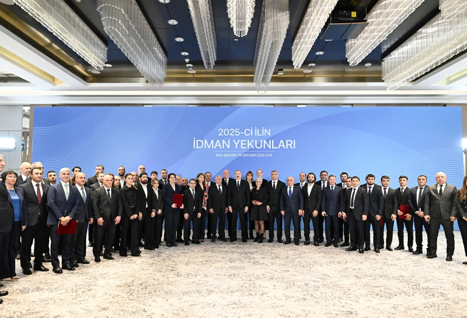 Prezident ilin idman yekunlarına həsr olunan MƏRASİMDƏ