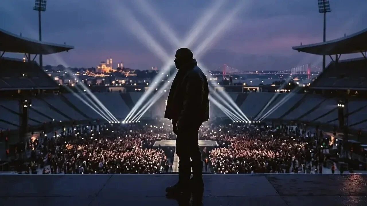 Kanye Vestin İstanbul konsertində rekord - Böyük izdiham yaşandı