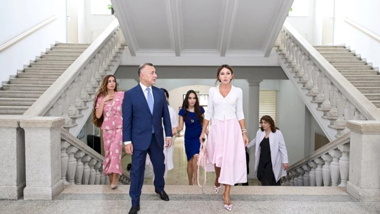 Mehriban Əliyeva Elmi-Tədqiqat Pediatriya İnstitutunu ziyarət etdi