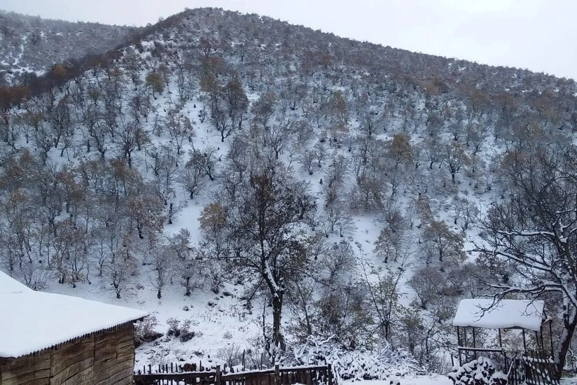 Bu əraziyə qar yağıb
