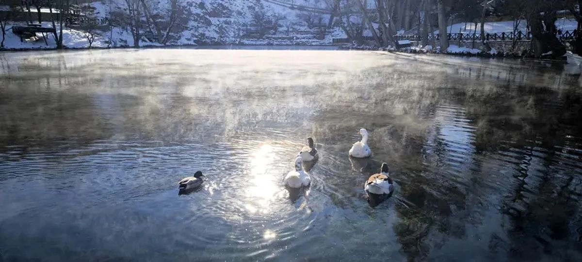 - 30 dərəcədə belə donmayan möcüzəli yer - FOTOLAR