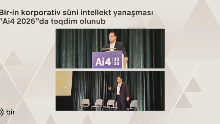Bir-in korporativ süni intellekt yanaşması ABŞ-də keçirilən “Ai4 2026”da təqdim olunub