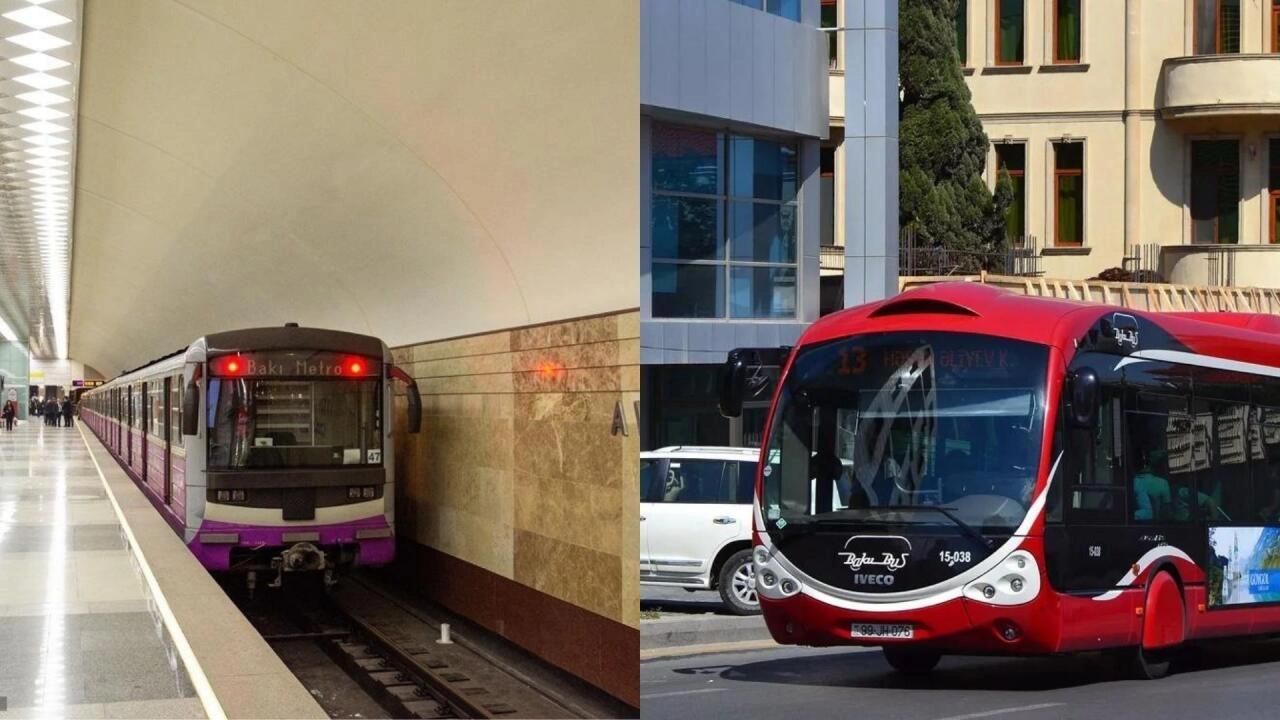Avtobus və metrodan istifadə edənlərə ŞAD XƏBƏR