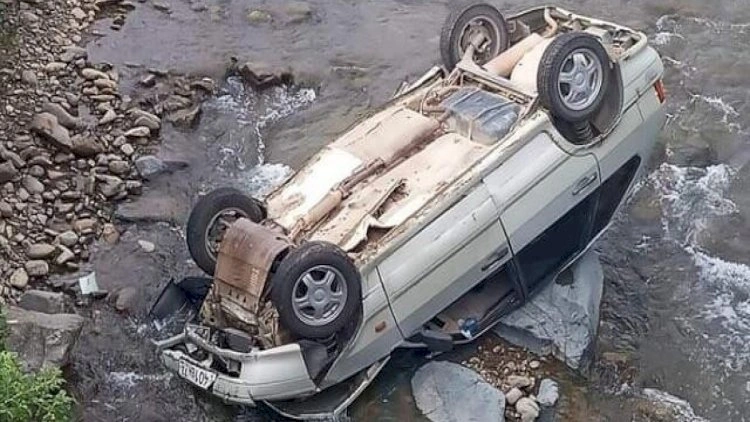 Azərbaycanda ağır yol qəzası:  2 nəfər öldü, 4 nəfər yaralandı