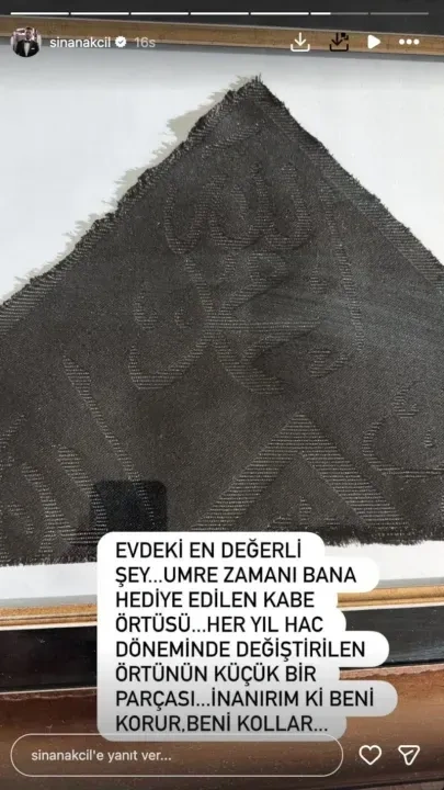 Sinan Akçıl evindəki ən qiymətli əşyanı göstərdi - FOTO