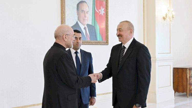 Prezident Əliyev iranlı spikeri qəbul etdi