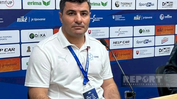Minifutbol millimizin baş məşqçisi: “Finalda daha yaxşı oyun sərgiləmək istəyirik”