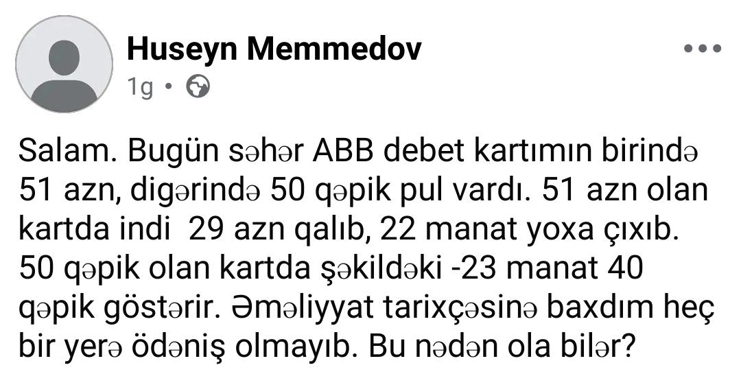 ABB-də nə baş verir? – ŞİKAYƏTLƏR PİK HƏDDƏ ÇATDI