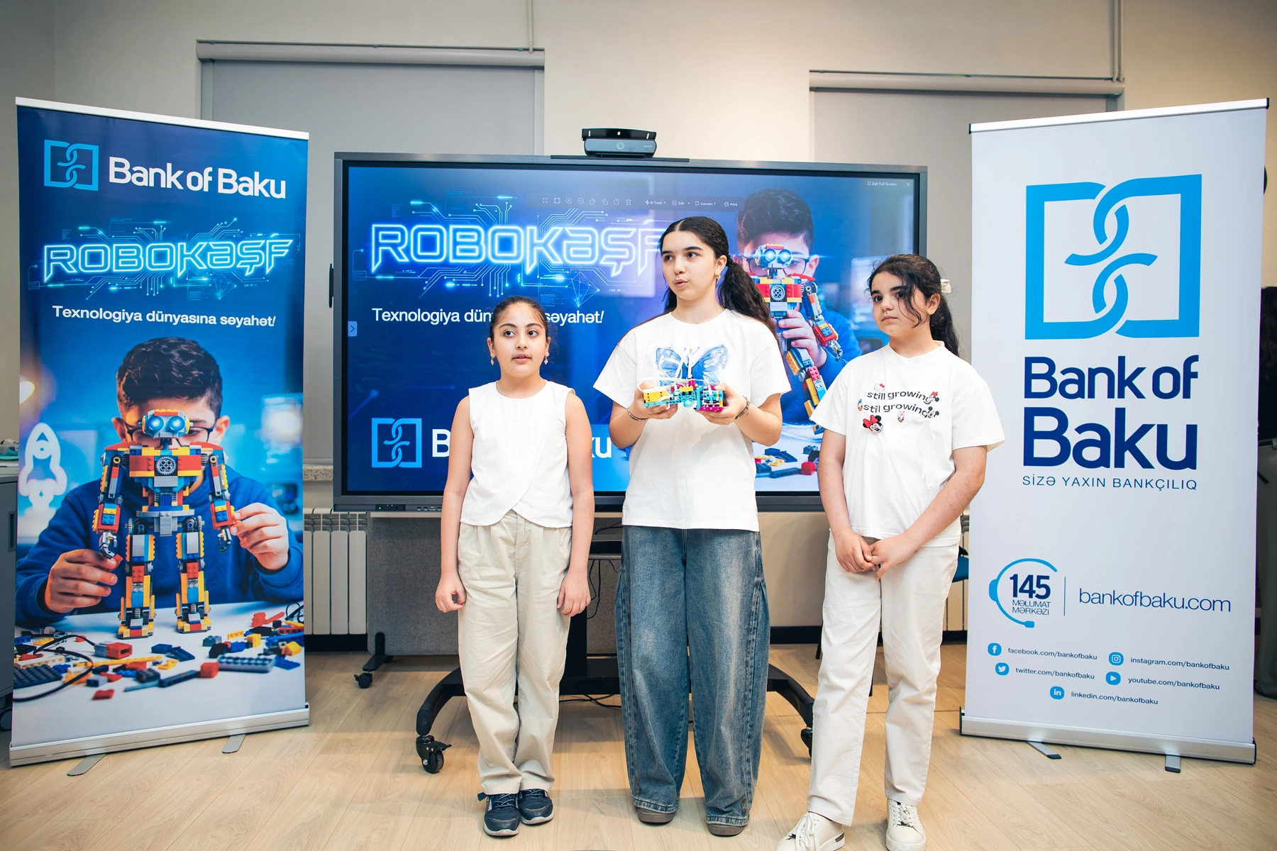 Bank of Baku-dan şəhid və qazi övladları üçün “RoboKəşf” təşəbbüsü – təlim və ekskursiya