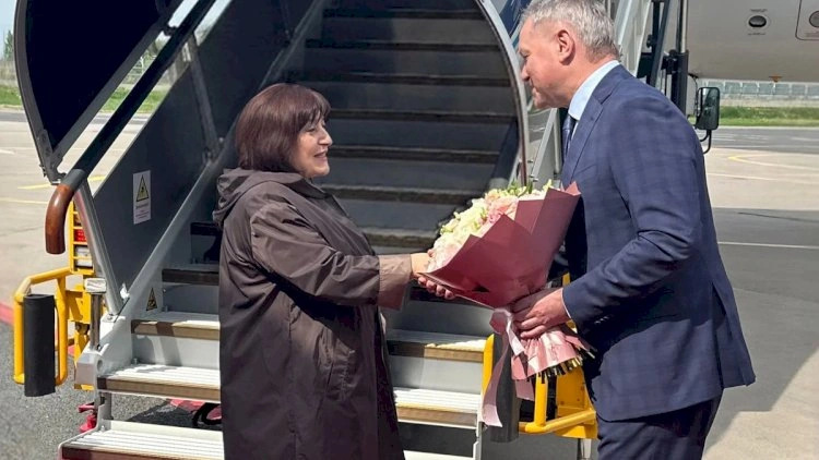 Sahibə Qafarova Rusiyada işgüzar səfərdədir