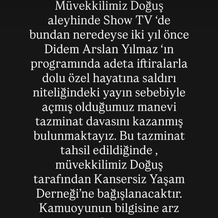 Doğuşla Xoşqədəm məhkəmədə qalib gəldi - Show Tv təzminat ödəyəcək