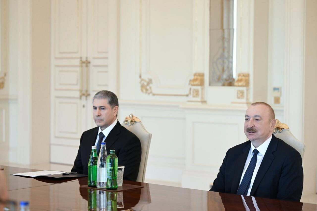 Prezident İlham Əliyev Türkiyənin daxili işlər nazirini qəbul edib - FOTO