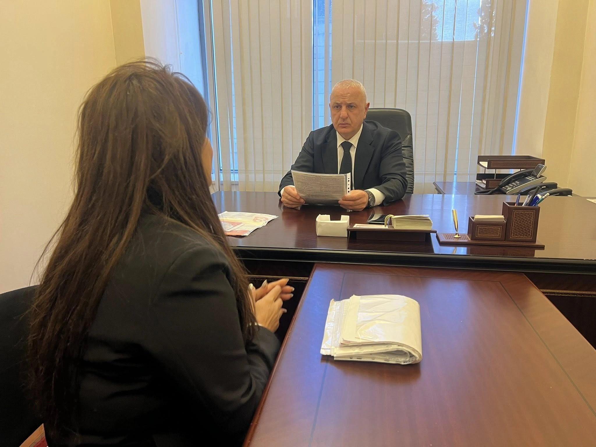 Ülvi Quliyev növbəti qəbul keçirib - FOTOLAR