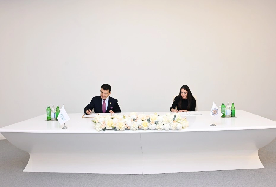 Leyla Əliyeva ICESCO-nun Baş direktoru ilə saziş imzaladı - FOTOLAR