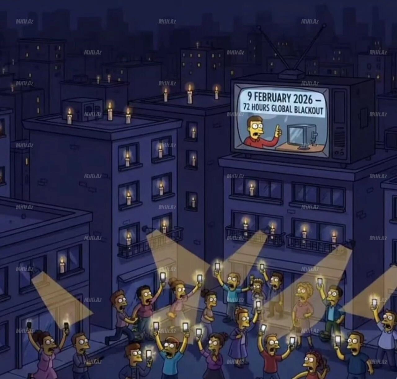“Simpsonlar”ın 2026 kəhanəti: 72 saat işıq olmayacaq - FOTO