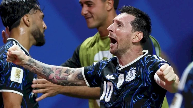 Lionel Messi İngiltərə - Argentina matçının ən yaxşı oyunçusu oldu