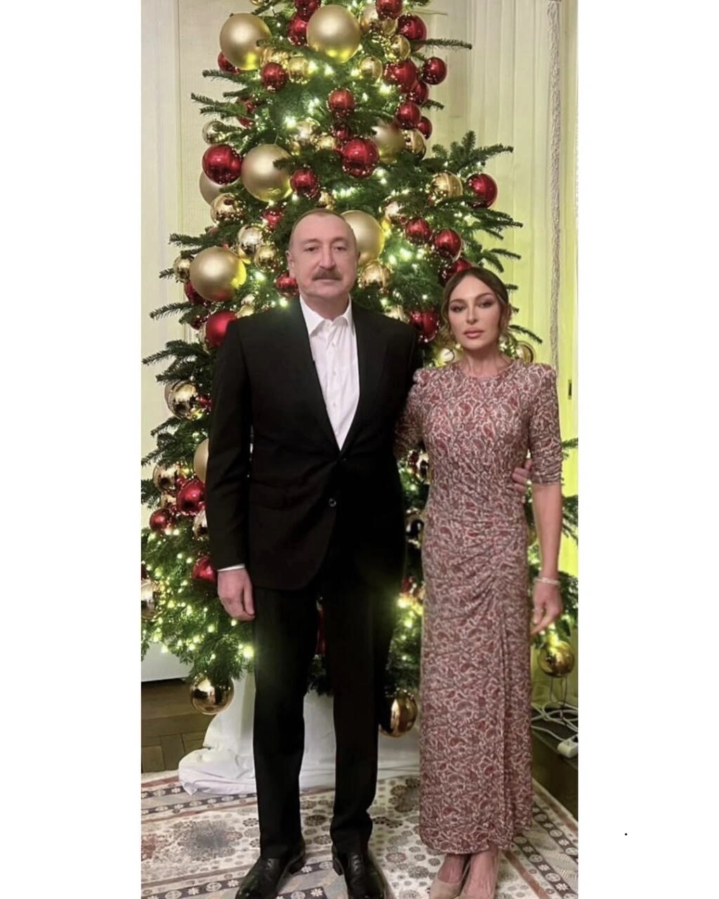 Mehriban Əliyeva Yeni il münasibətilə paylaşım edib -Foto