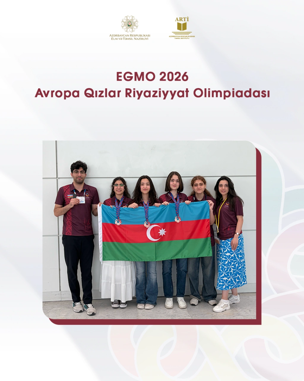 Azərbaycanlı qızlar EGMO 2026-dan 3 medalla qayıtdı - FOTO