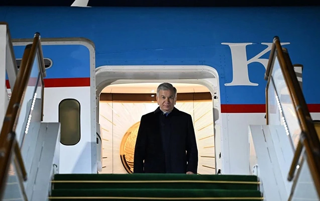 Mirziyoyev Bakı səfərindən paylaşım etdi - VİDEO