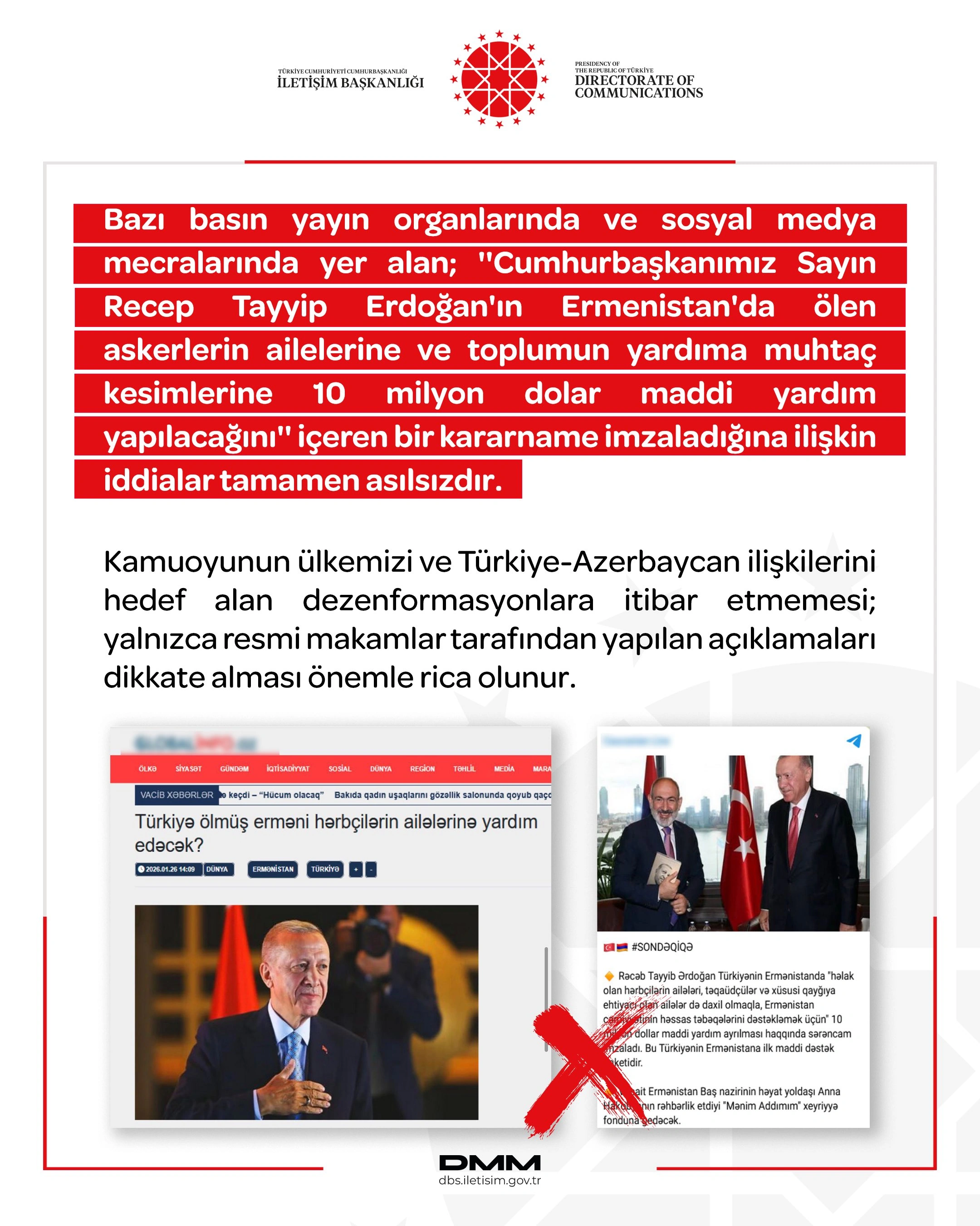 Ərdoğan Ermənistana 10 milyon dollar yardım edib?